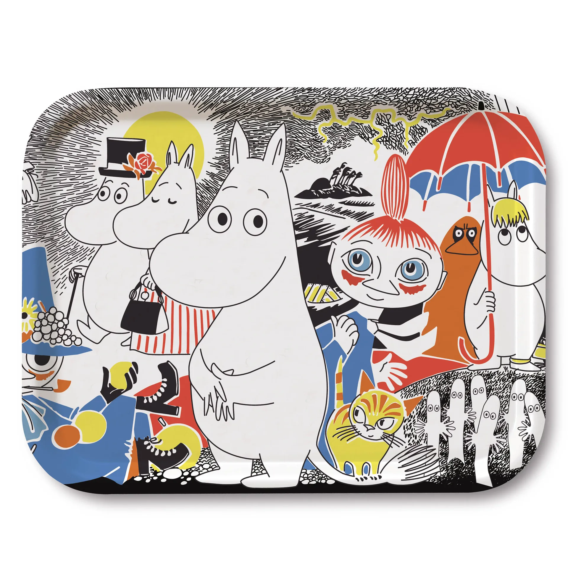 Moomin Comic Cover Nr1 tarjotin, 27x20 cm Opto Design