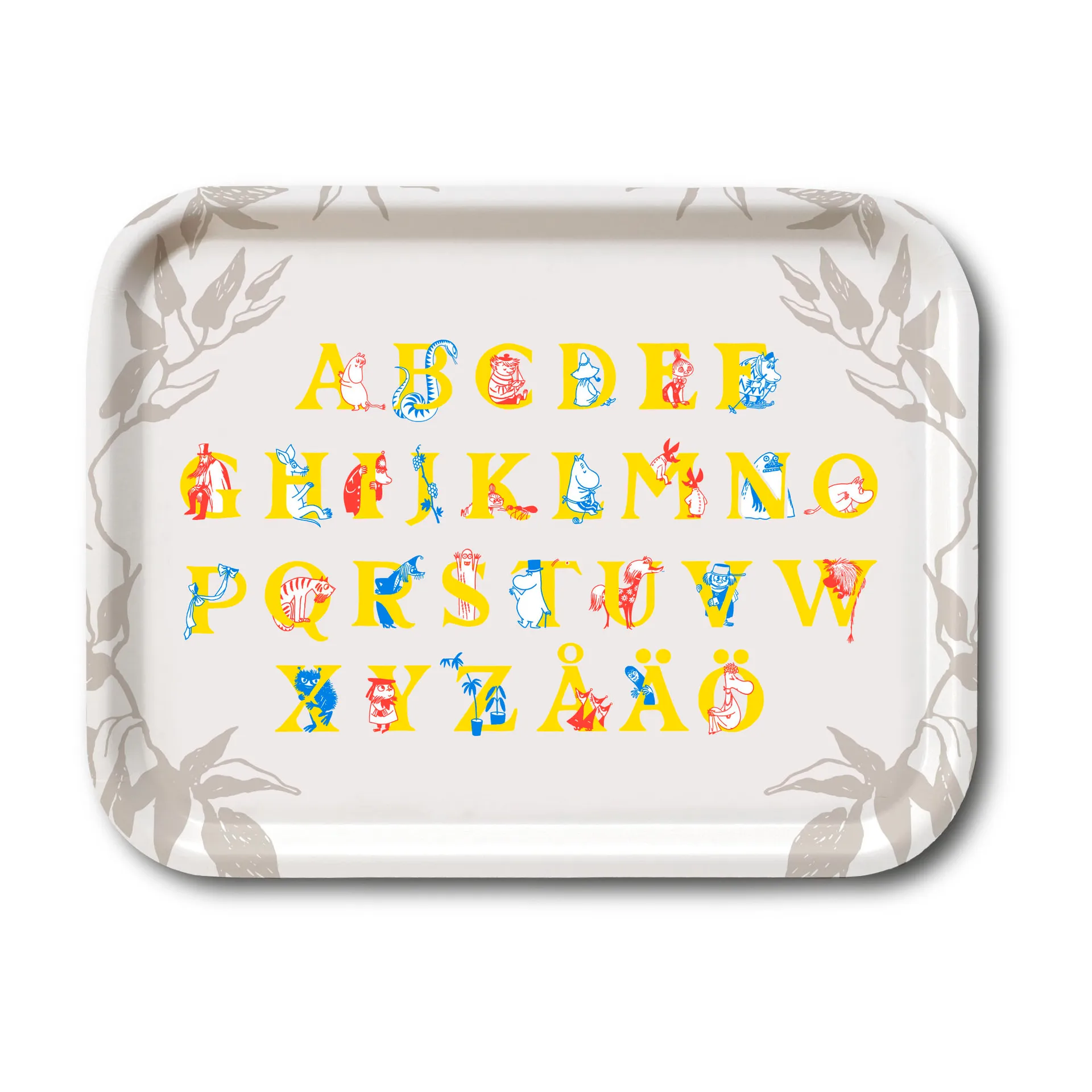 Muumi ABC -tarjotin, 20x27 cm Opto Design