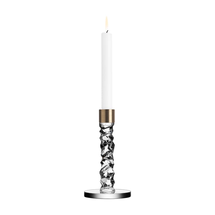 Carat kynttilänjalka, messinkiä, korkeus 18,3 cm Orrefors