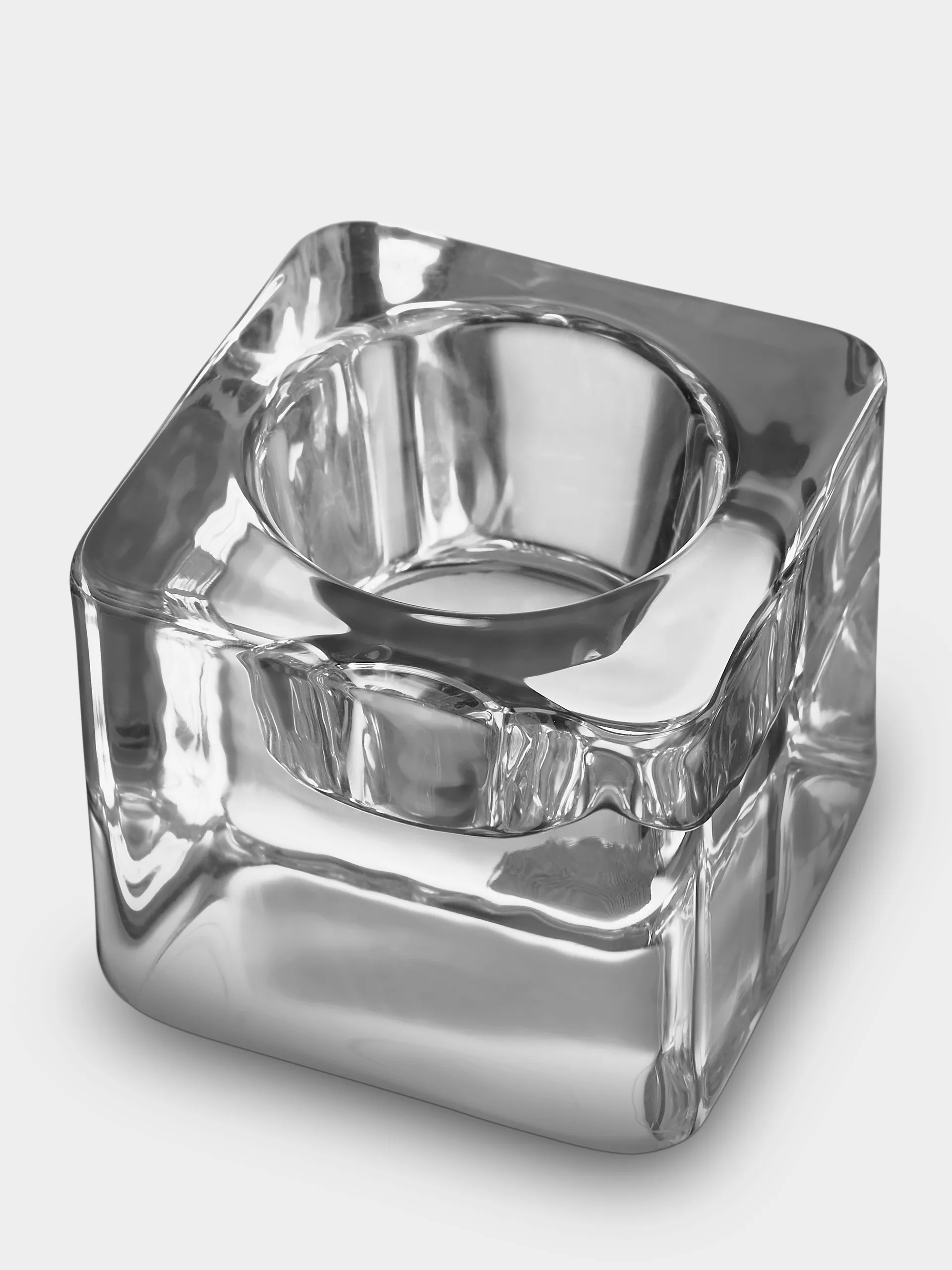 Ice cube -kynttilälyhty 70 mm, Kirkas Orrefors