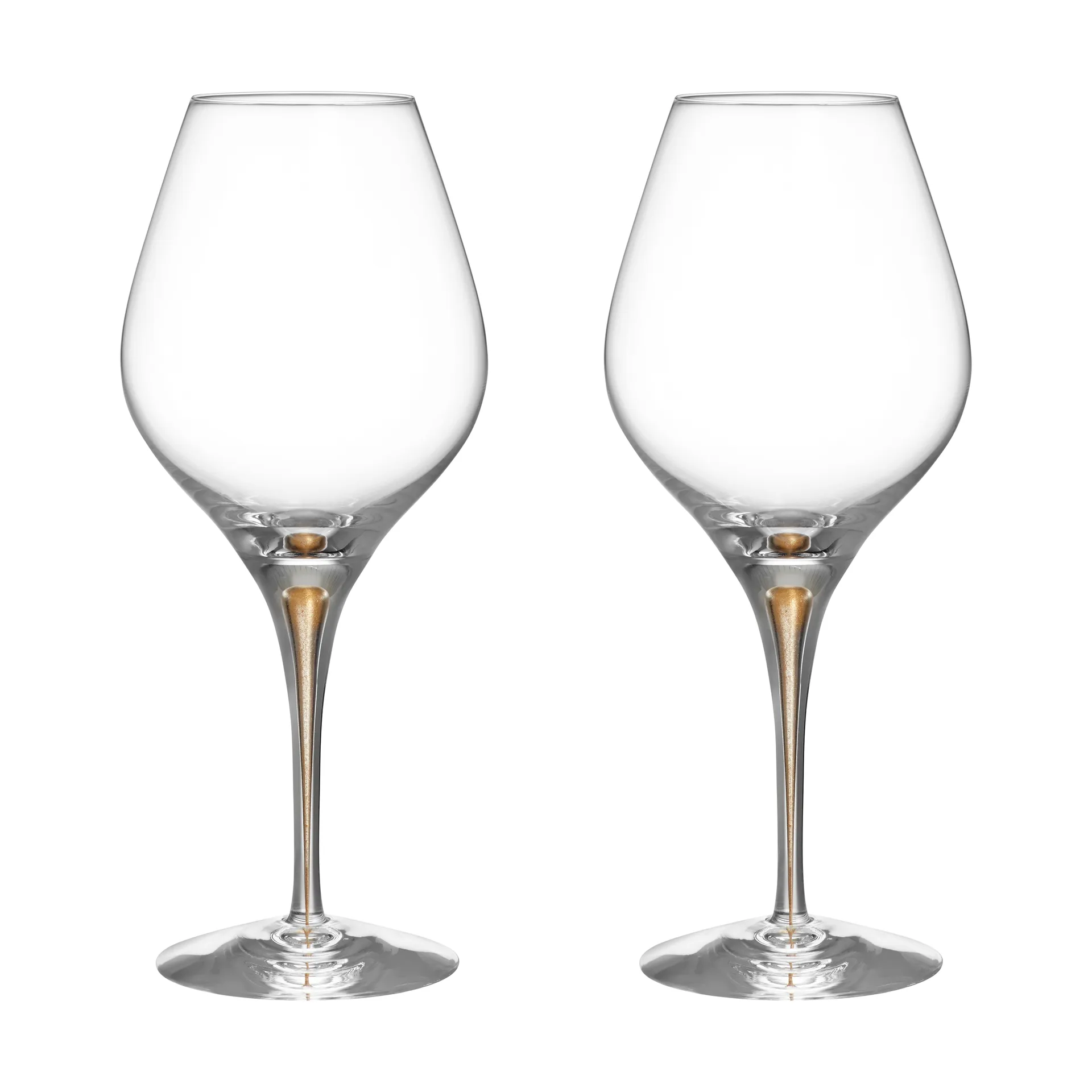Intermezzo Aroma viinilasi 62 cl 2 kpl, Kulta Orrefors