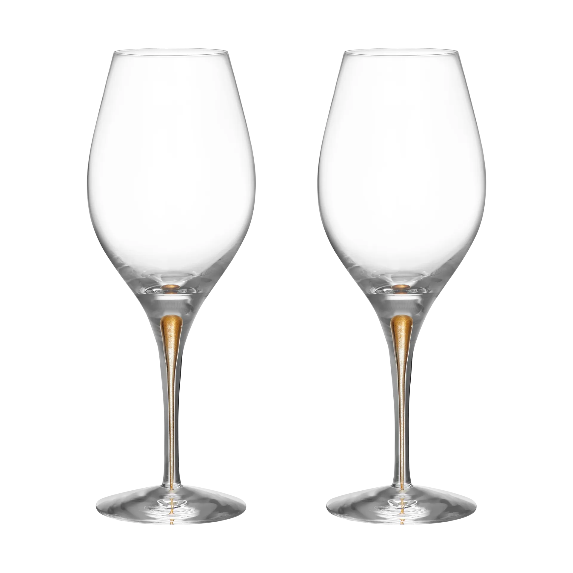 Intermezzo Balance viinilasi 44 cl 2 kpl, Kulta Orrefors