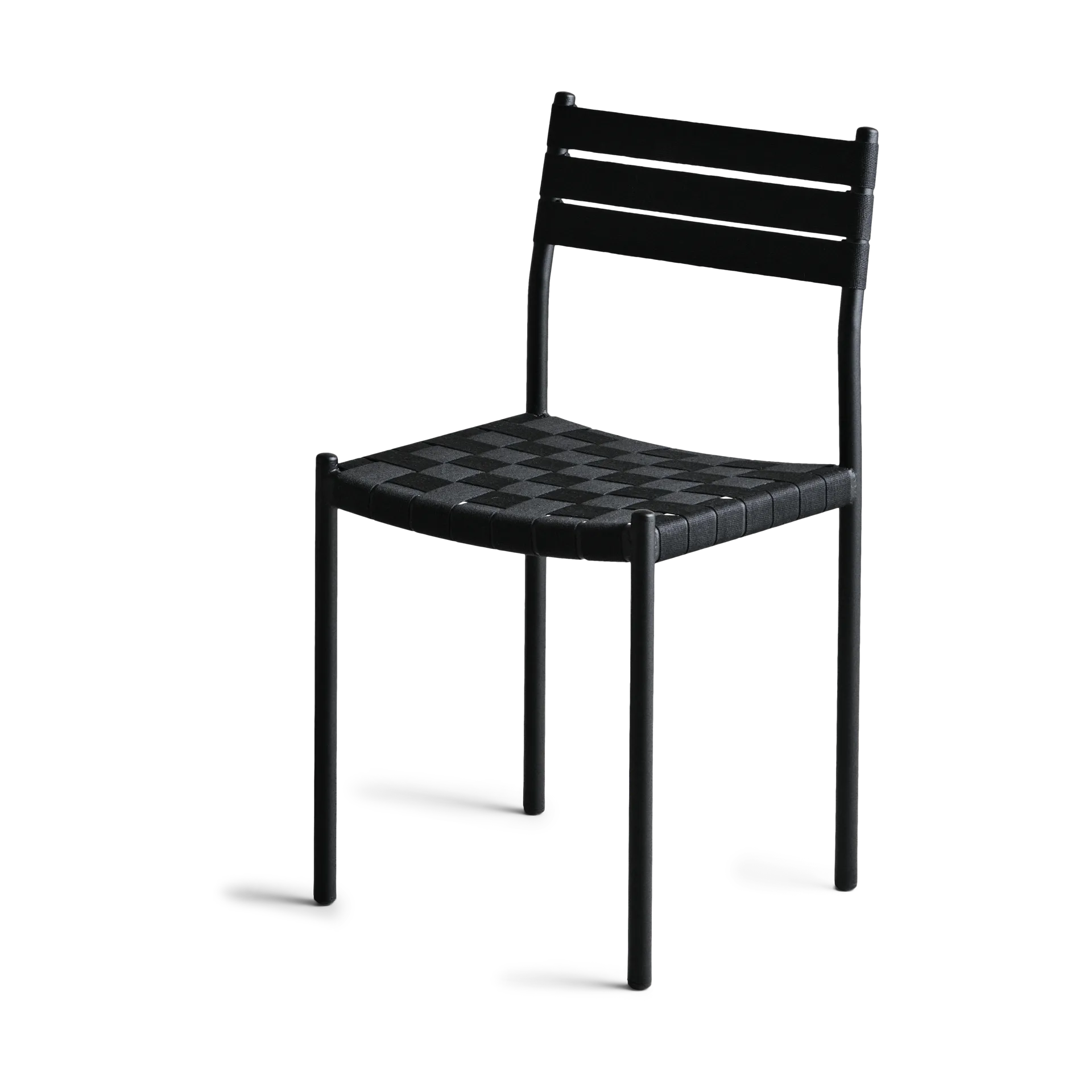 Nettan Chair black frame tuoli, Musta kudonta OX Denmarq