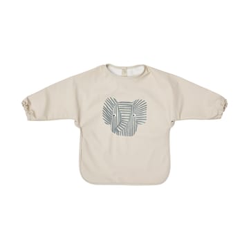 Erik Elefant ruokalappu hihalla - Beige - OYOY