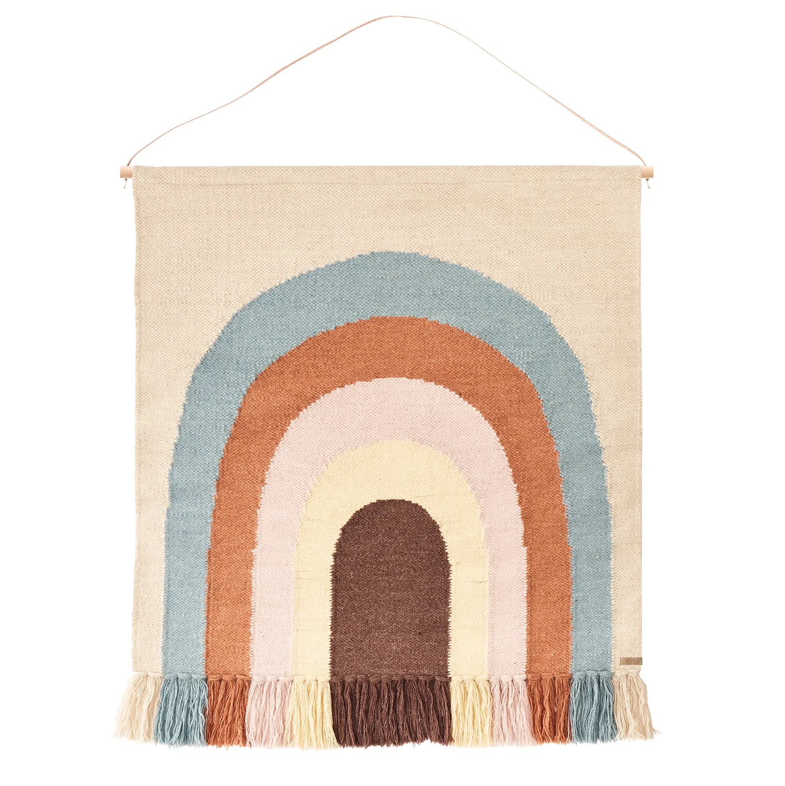 Follow the rainbow -seinäkoriste 100x115 cm, Monivärinen OYOY