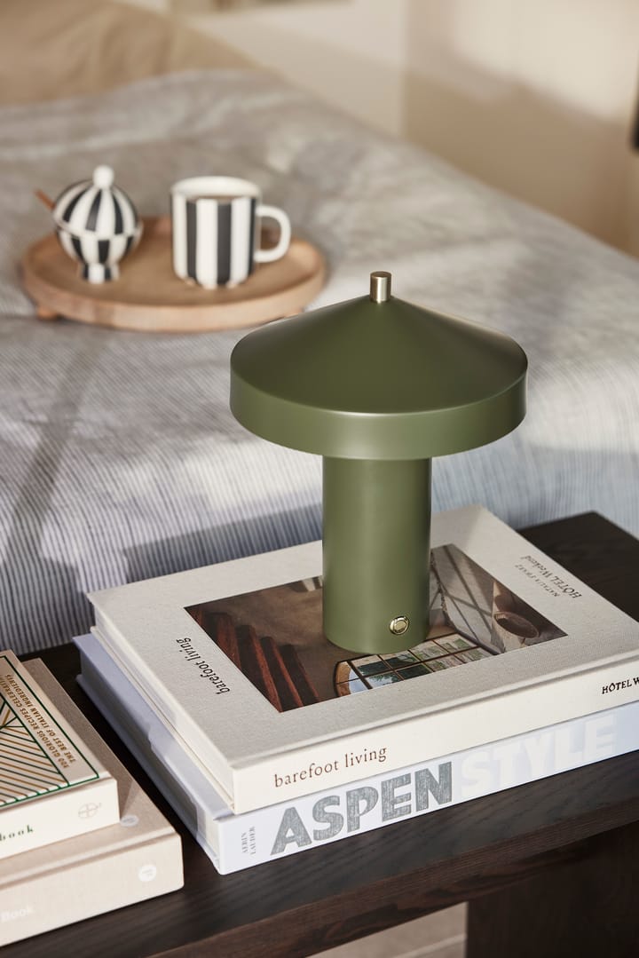 Hatto pöytälamppu 24,5 cm, Olive OYOY