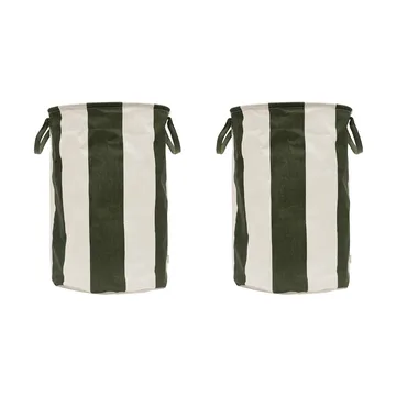 Kara säilytyskori large Ø38x54 cm - Dark Green - OYOY