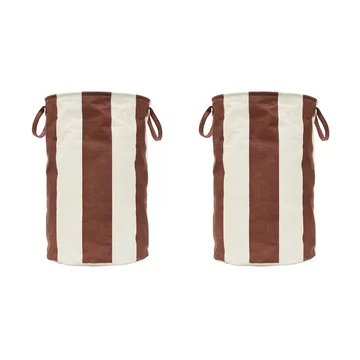 Kara säilytyskori large Ø38x54 cm - Muskottipähkinä - OYOY