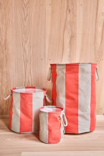 Kara säilytyskori medium 32xØ32 cm 2-pack. - Cherry Red - OYOY