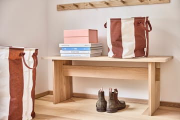 Kara säilytyskori small 22xØ18 cm 2-pack - Muskottipähkinä - OYOY