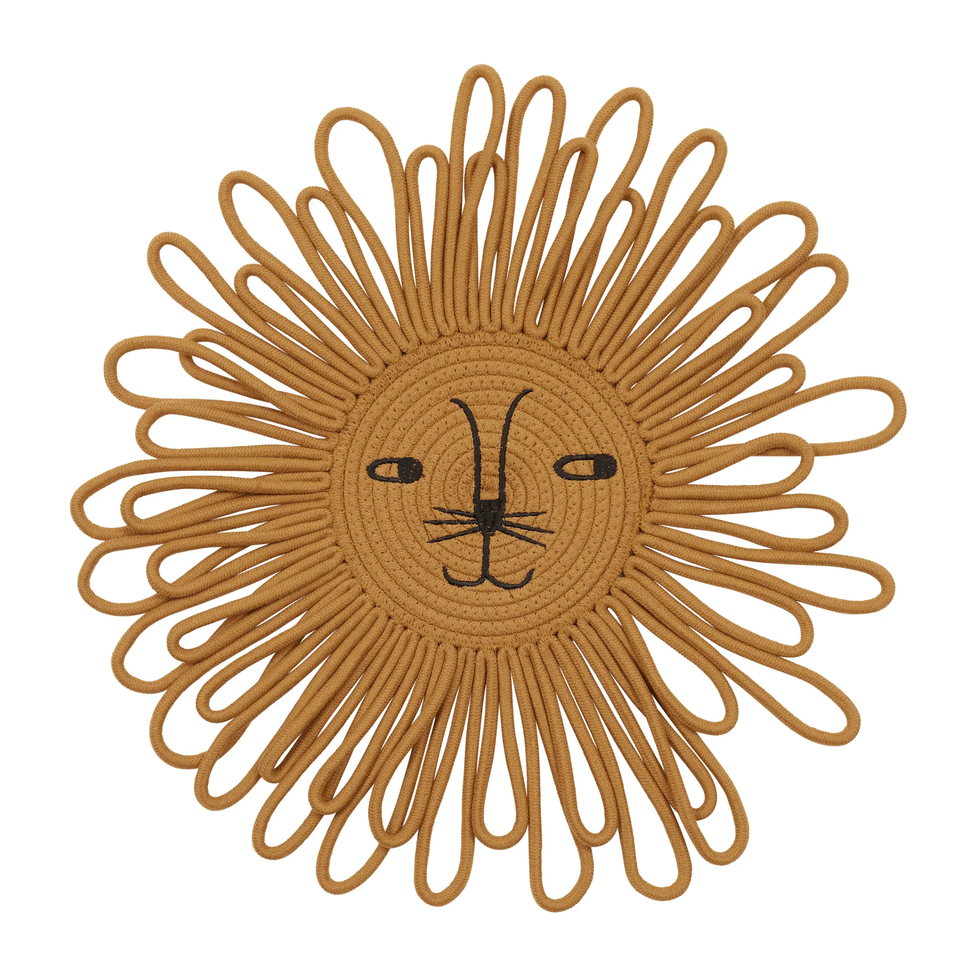 Mara Lion -seinäkoriste, Ø 45 cm OYOY