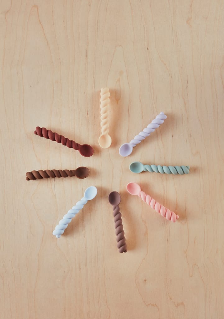 Mellow lusikka 3-pack, Dusty Blue-taupe-pale Mint OYOY