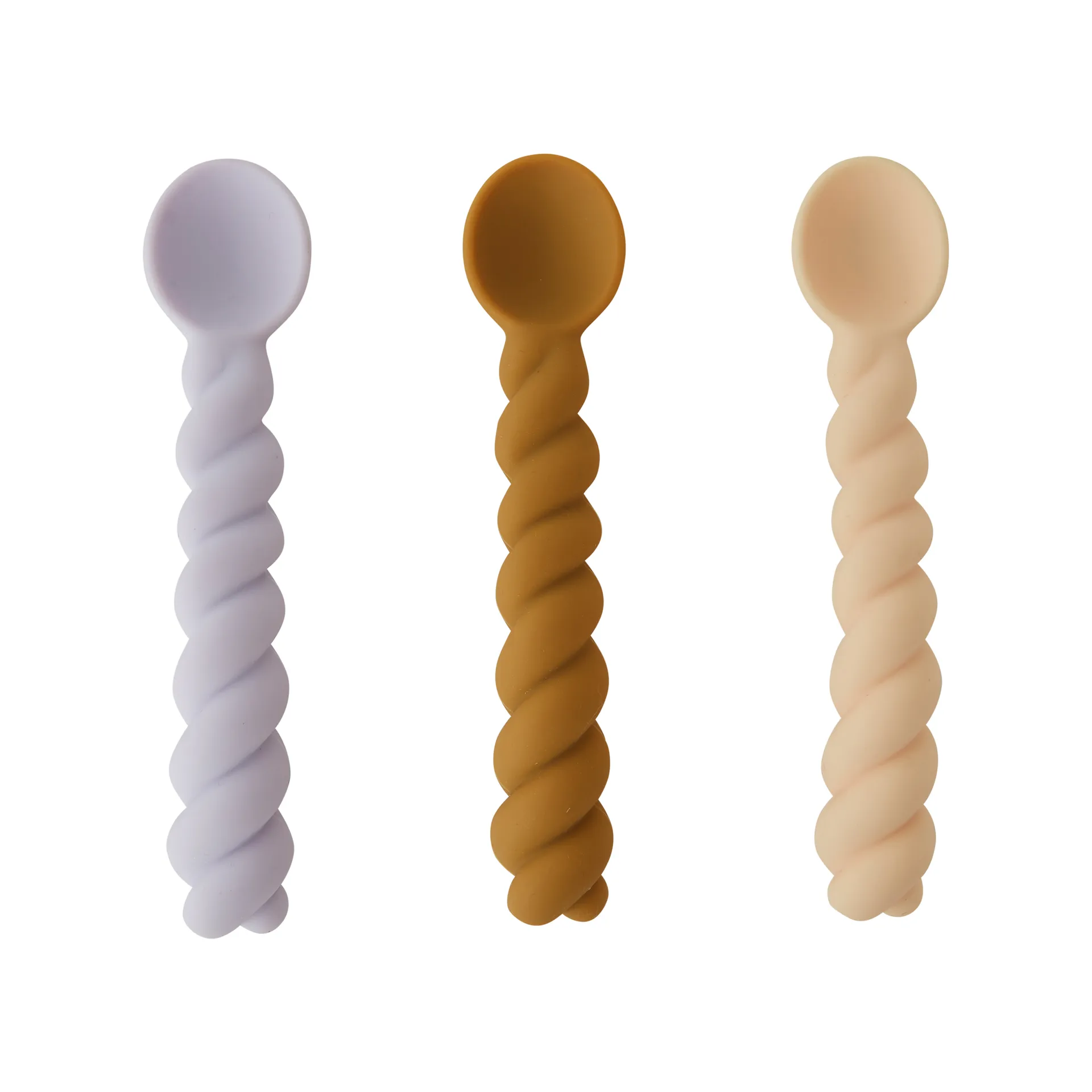 Mellow lusikka 3-pack, Lavender-vanilla-light Rubber OYOY