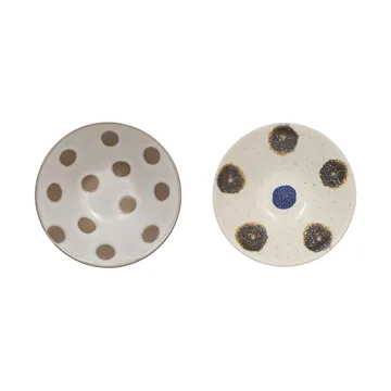 Nori kulho pieni Ø10,5 cm 2-pack - Off-white-brown - OYOY