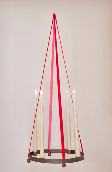 Pearl adventtikynttelikkö Ø 36 cm - BrownedBrass - OYOY