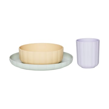 Pullo servissetti 3 osaa - Pale mint-vanilla-lavender - OYOY