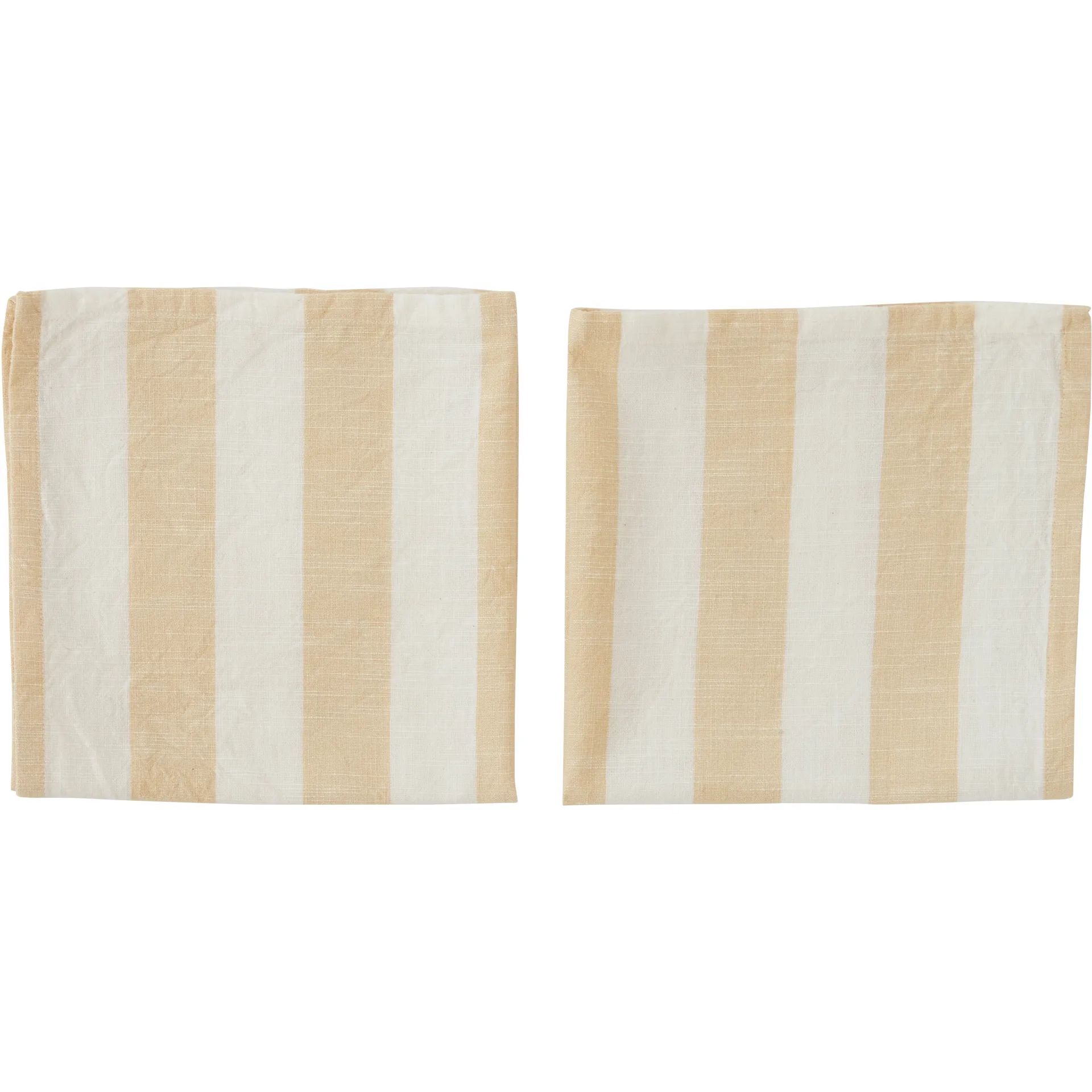 Striped servetti 45 x 45 cm 2-pakkaus, Vanilla OYOY