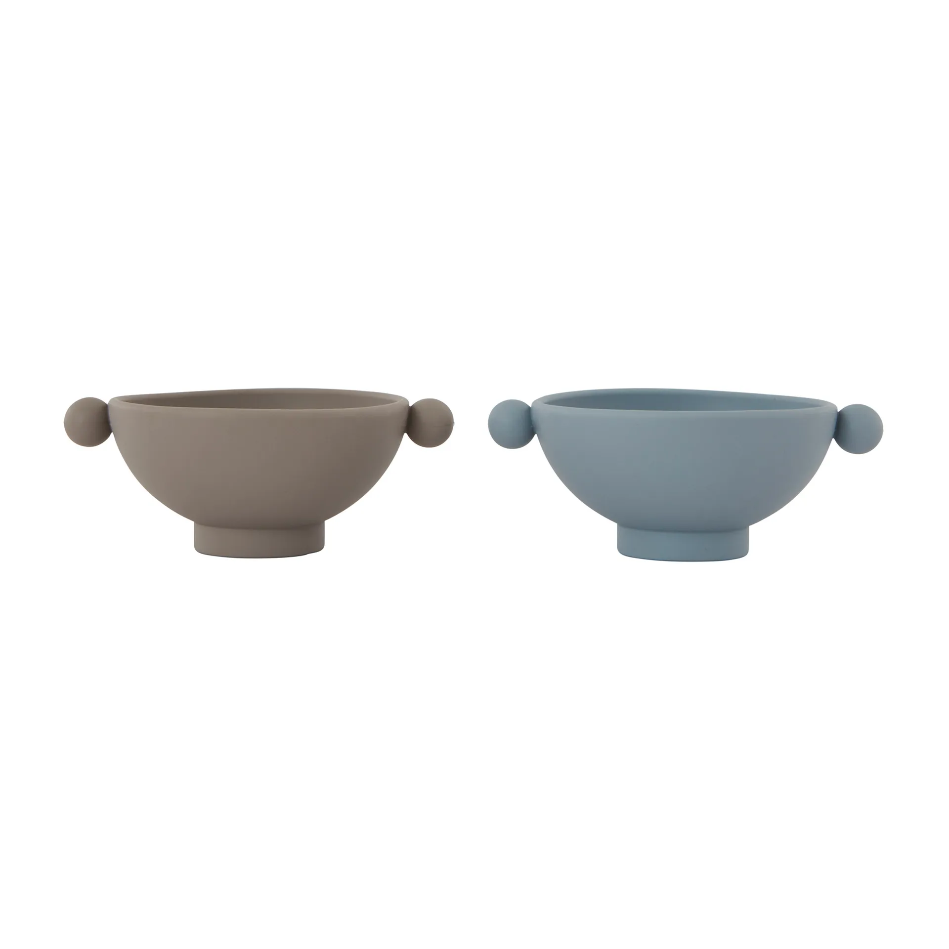 Tiny Inka kulho Ø11 cm 2-pack, Dusty blue-clay OYOY