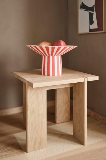 Toppu keskipiste korkea 17xØ30 cm - Red-peach - OYOY