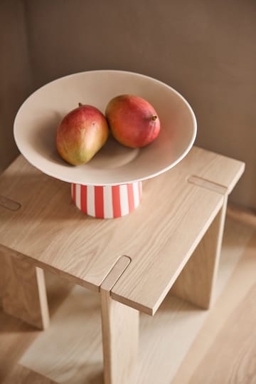 Toppu keskipiste korkea 17xØ30 cm - Red-peach - OYOY
