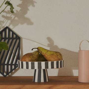 Toppu tarjoiluvati Ø 20 cm - Musta-valkoinen - OYOY