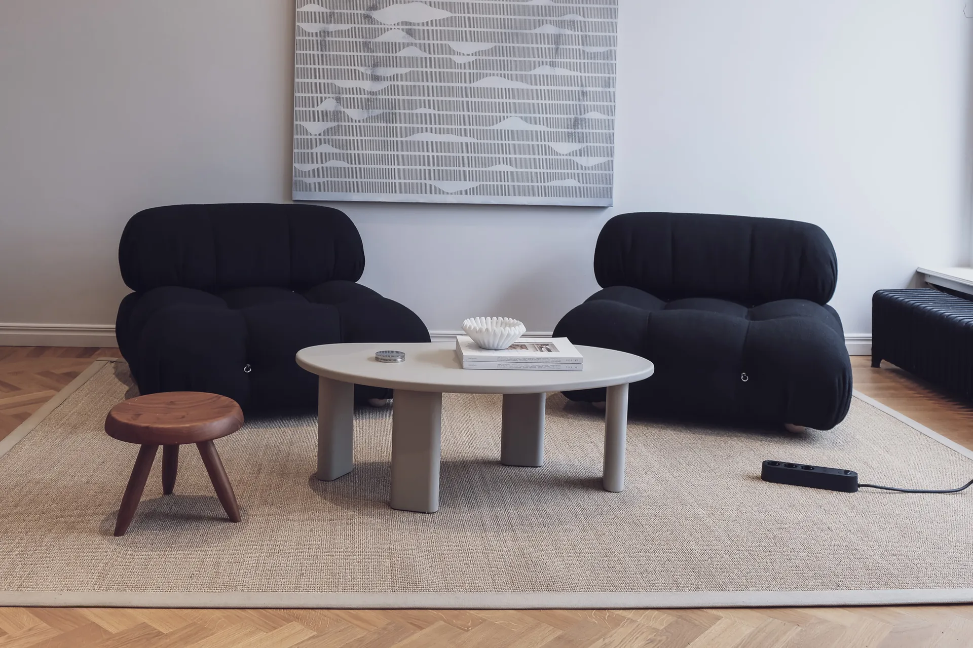 Alma Power Bar jatkojohto, Midwinter black palett3