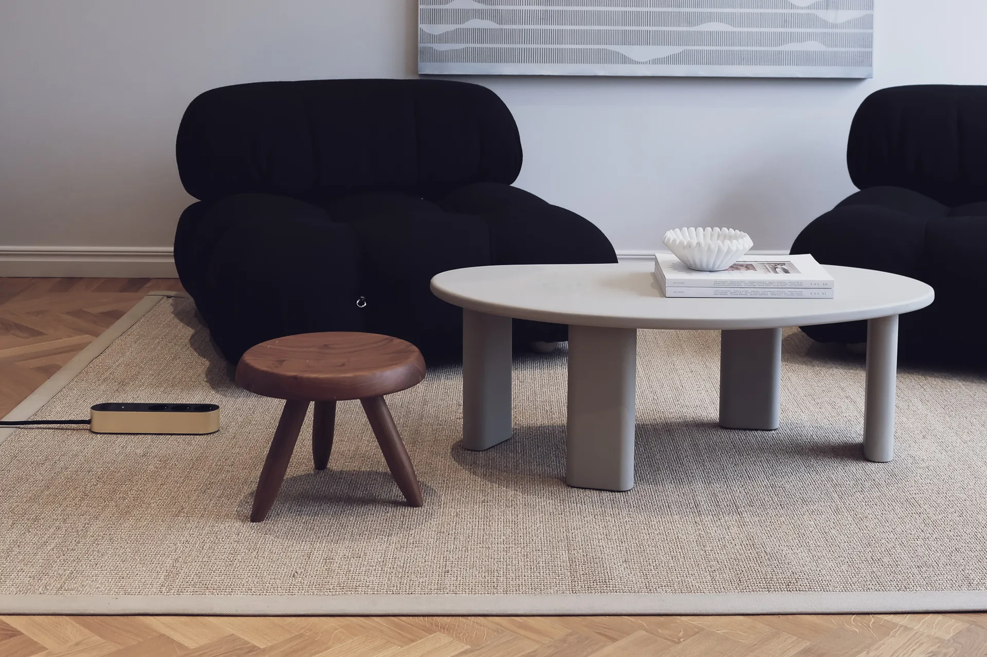 Edgar Power Bar jatkojohto, Satiinik messinki palett3