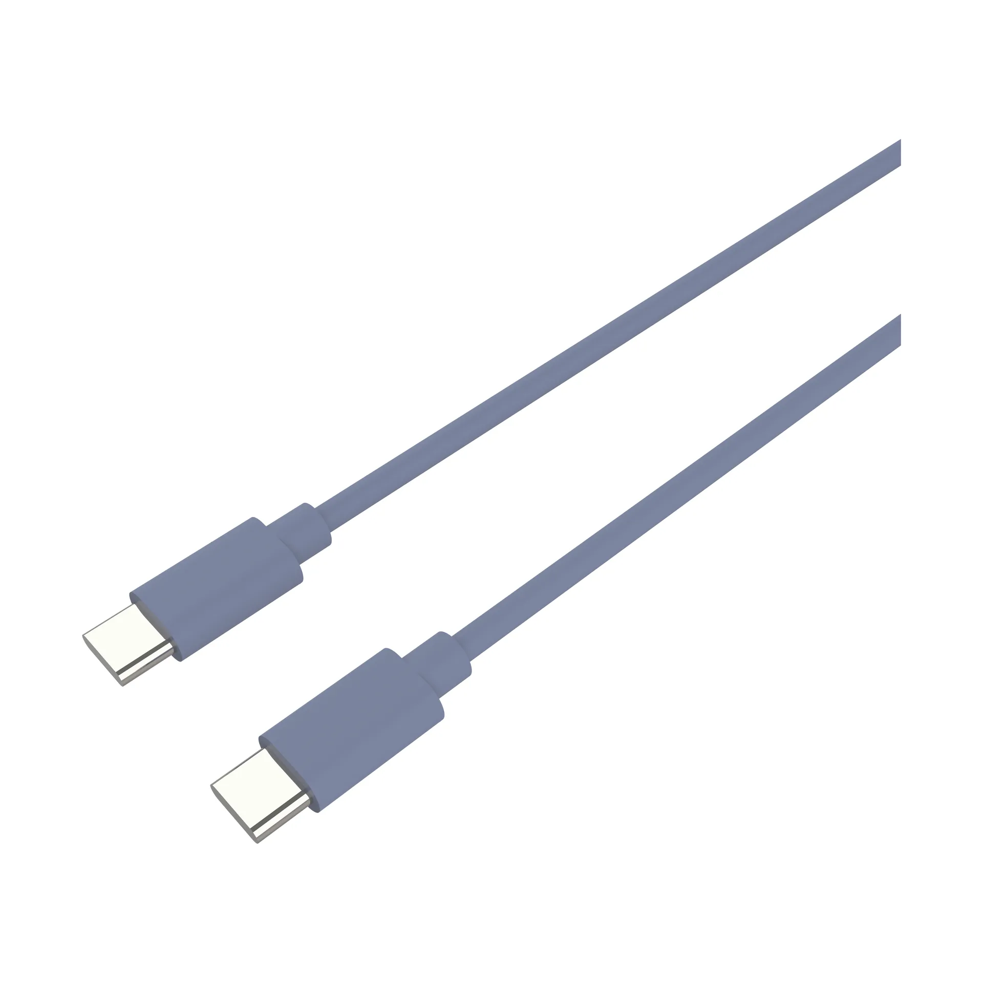 USB-C–USB-C-kaapeli 240 W, Kattegatt blue, 2 m Palette