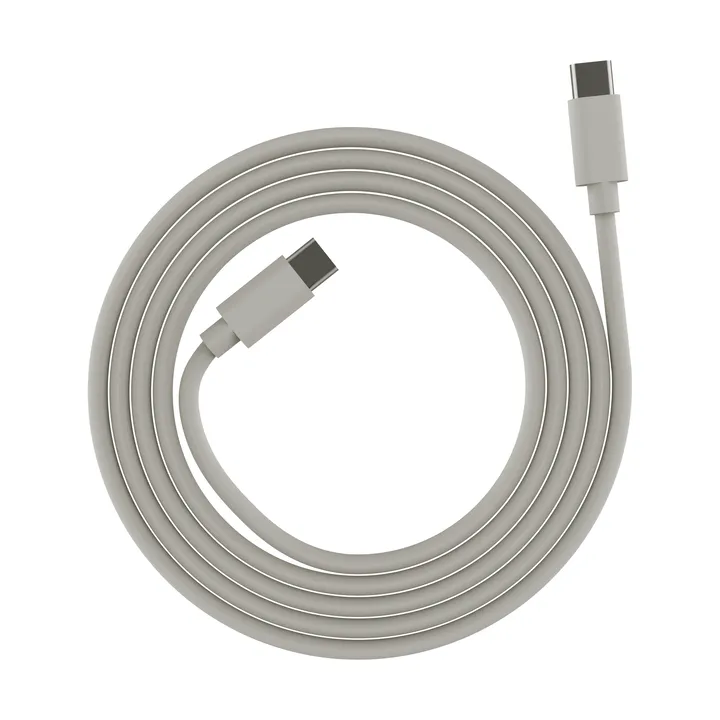 USB-C–USB-C-kaapeli 240 W - Sandhamn beige, 2 m - Palette