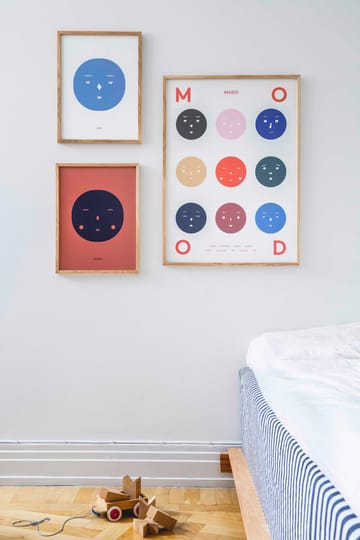 9 Moods -juliste - 70 x 100 cm - Paper Collective