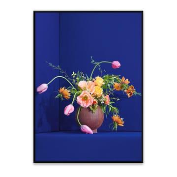 Blomst 01 Blue juliste - 50x70 cm - Paper Collective