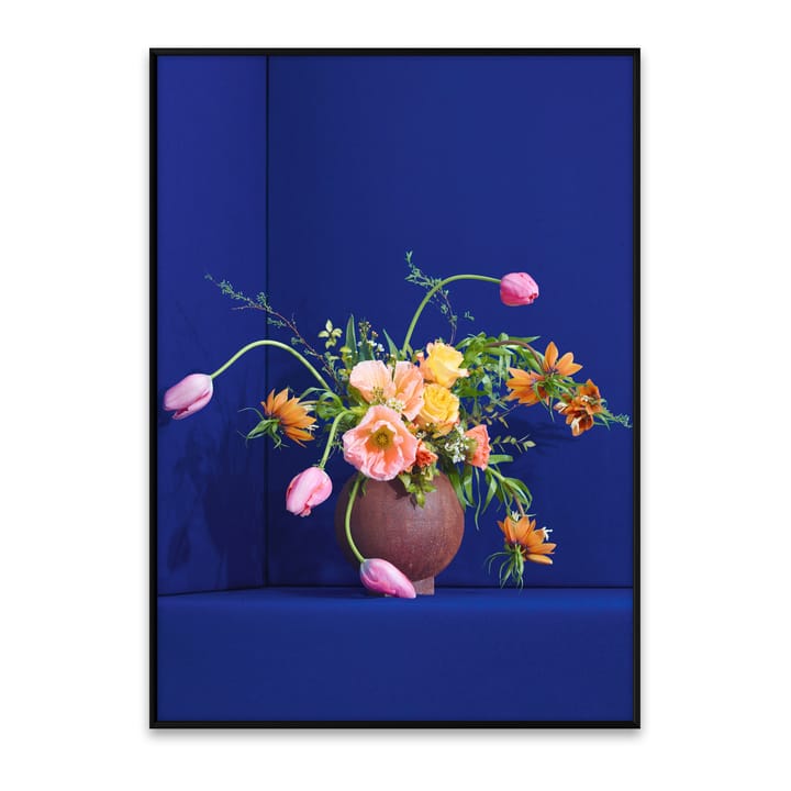 Blomst 01 Blue juliste, 50x70 cm Paper Collective