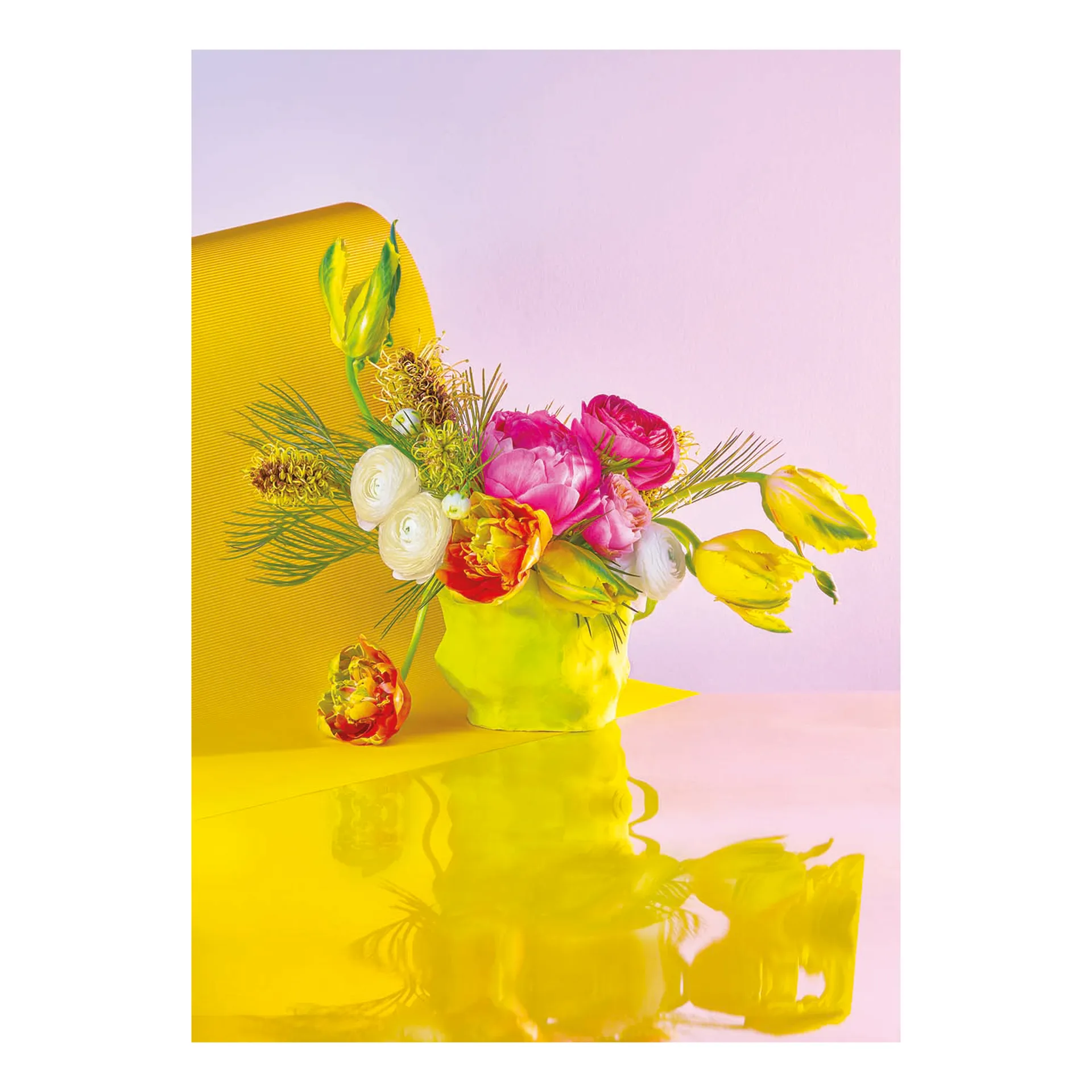 Bloom 03 yellow -juliste, 30x40 cm Paper Collective