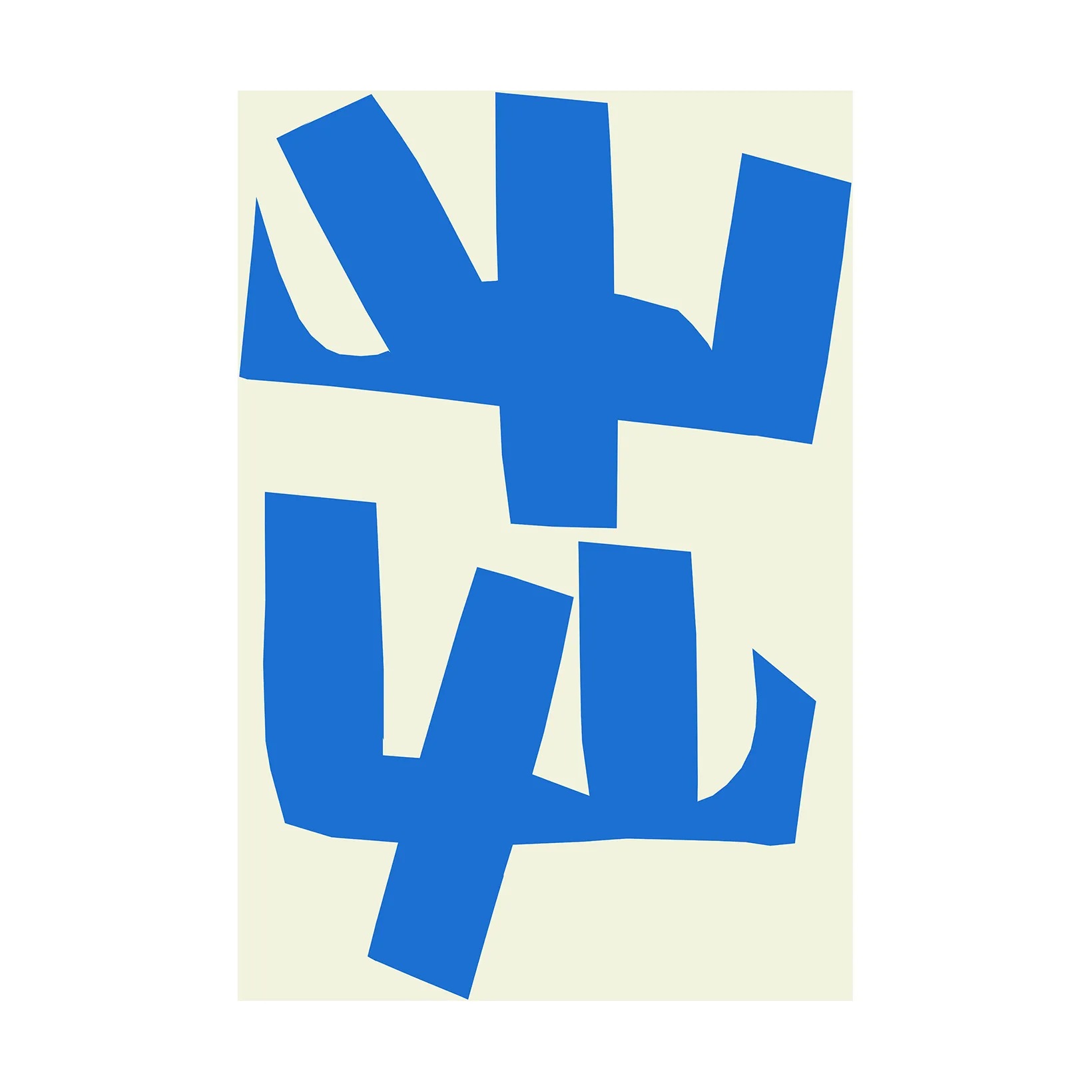 Paper Collective Blue Branches juliste 30x40 cm | Alk. 45,00 €