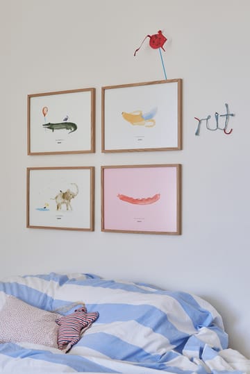 Coco the Crocodile -juliste - 30 x 40 cm - Paper Collective