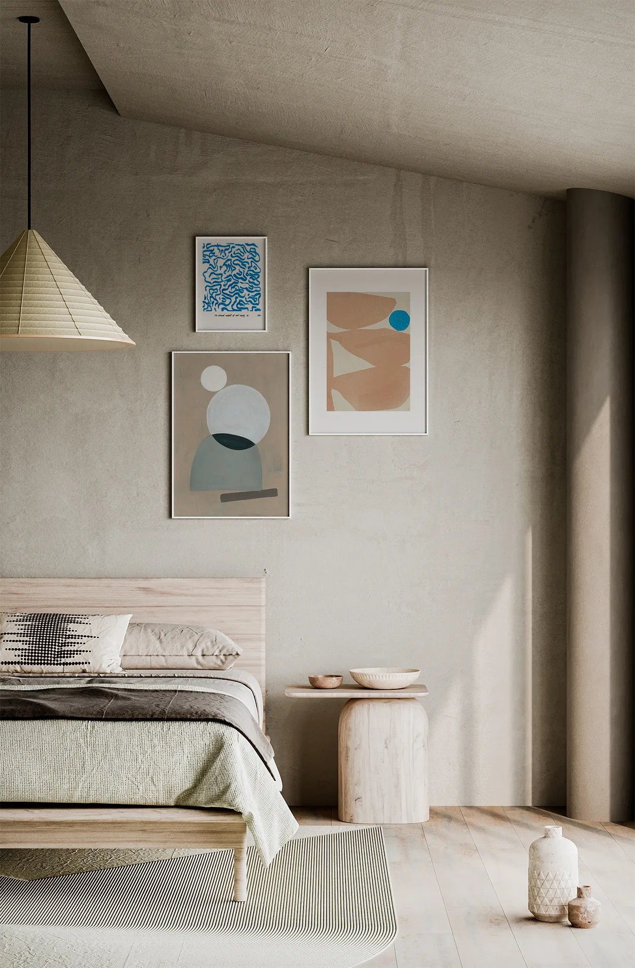 Comfort - Blue juliste, 30x40 cm Paper Collective