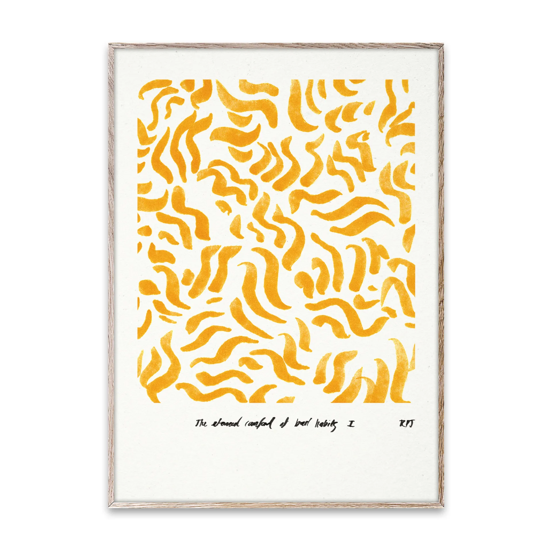 Comfort - Yellow juliste, 30x40 cm Paper Collective