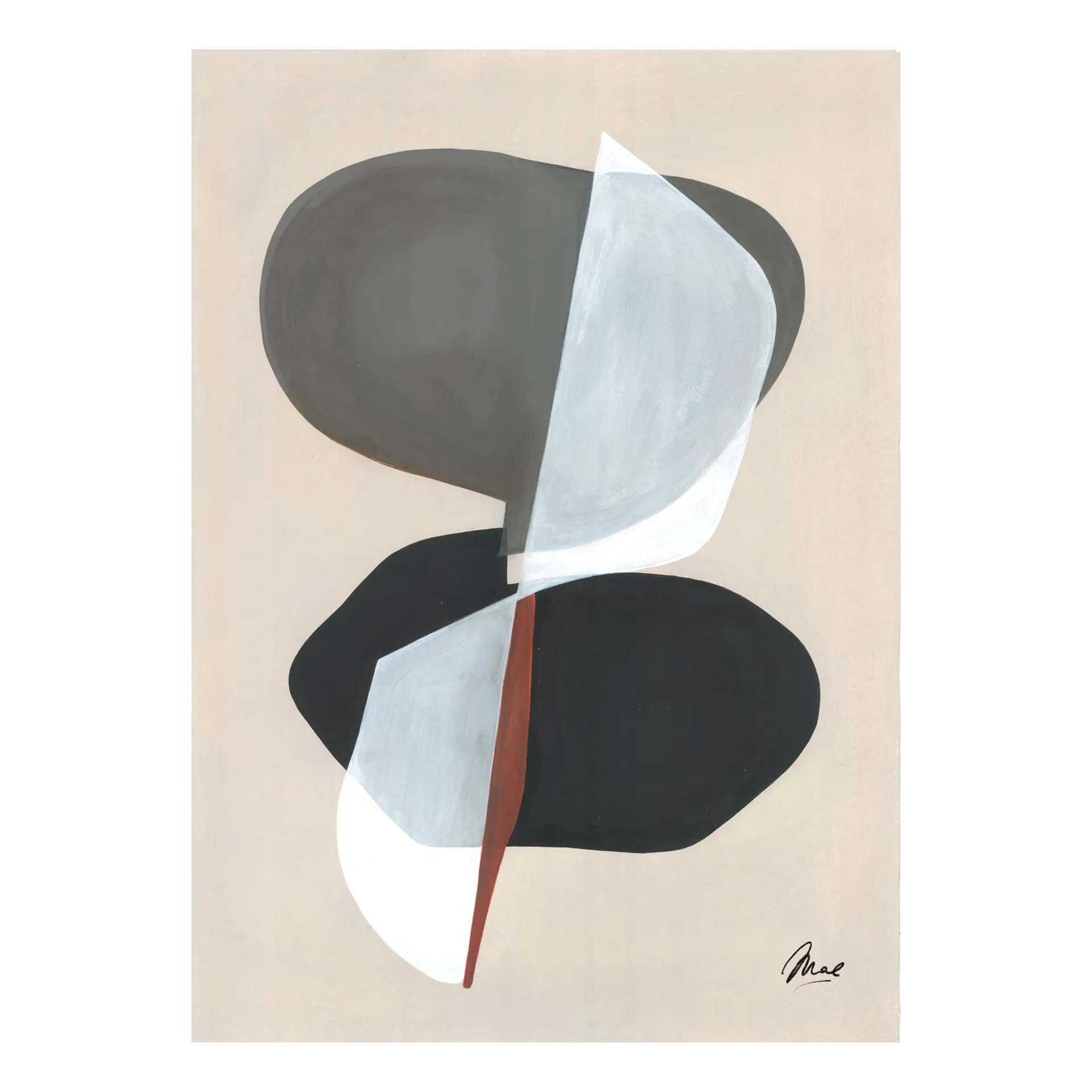 Composition 01 -juliste, 70 x100 cm Paper Collective