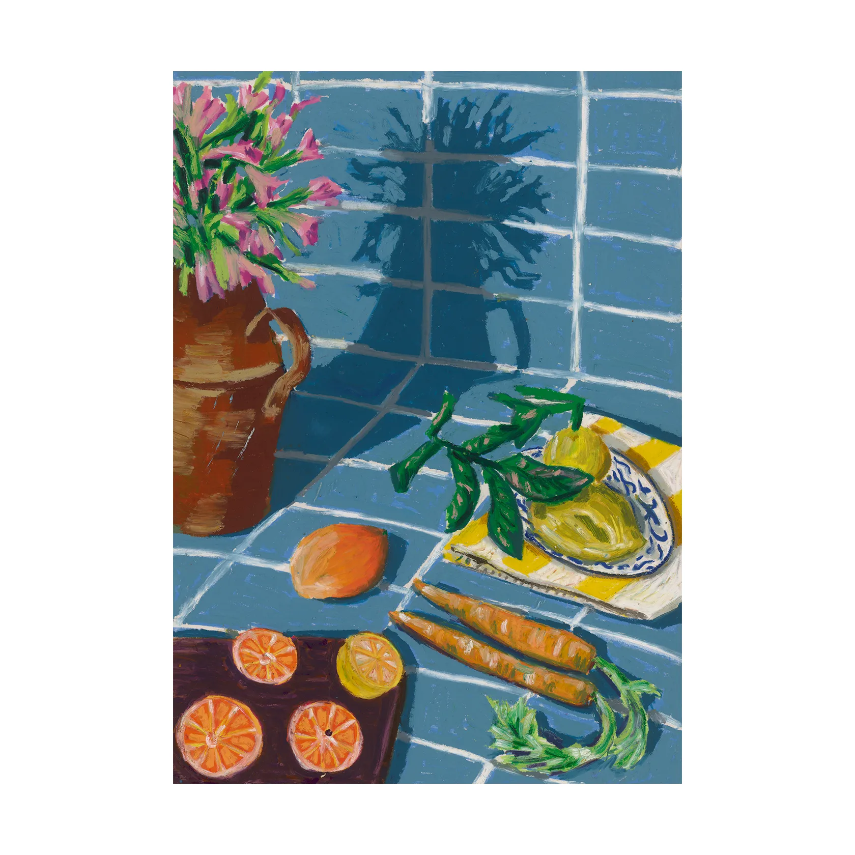 Composition in Blue -juliste, 30 x 40 cm Paper Collective