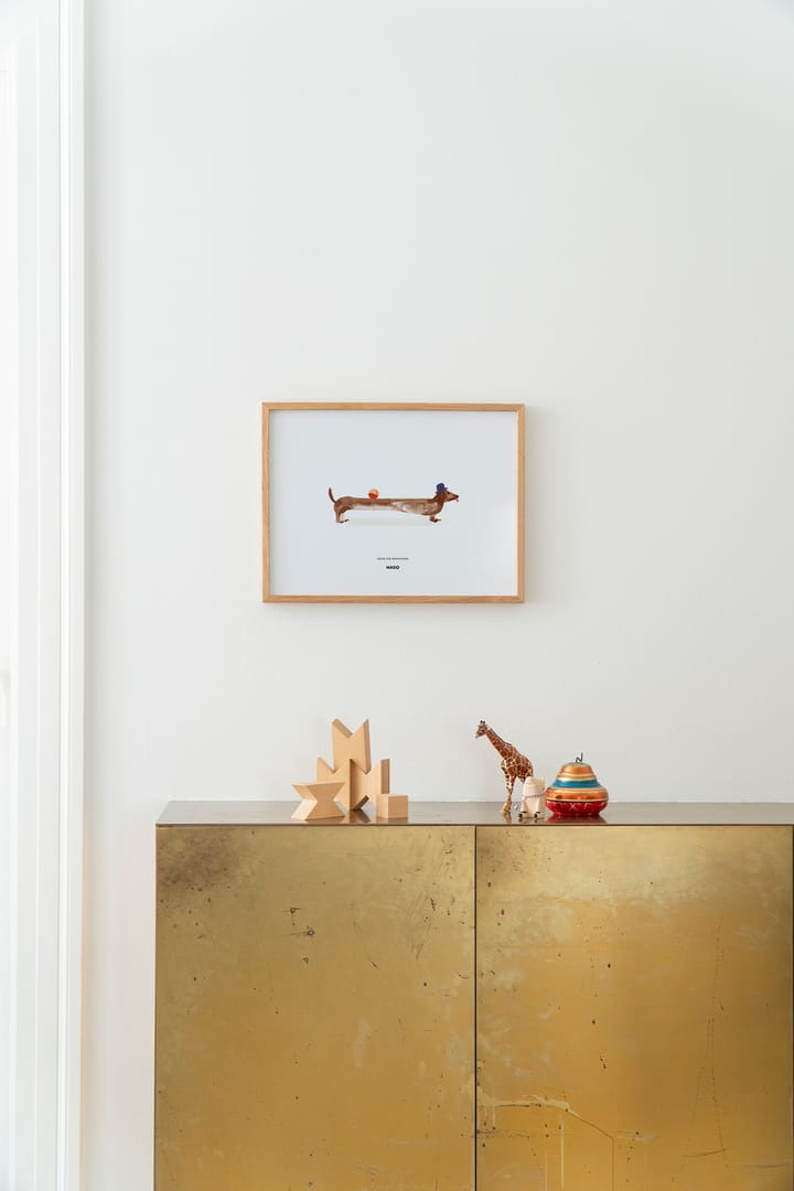 Doug the Dachshund -juliste, 30 x 40 cm Paper Collective