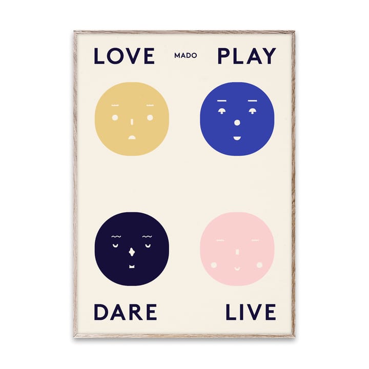 Four Feelings -juliste, 50 x 70 cm Paper Collective