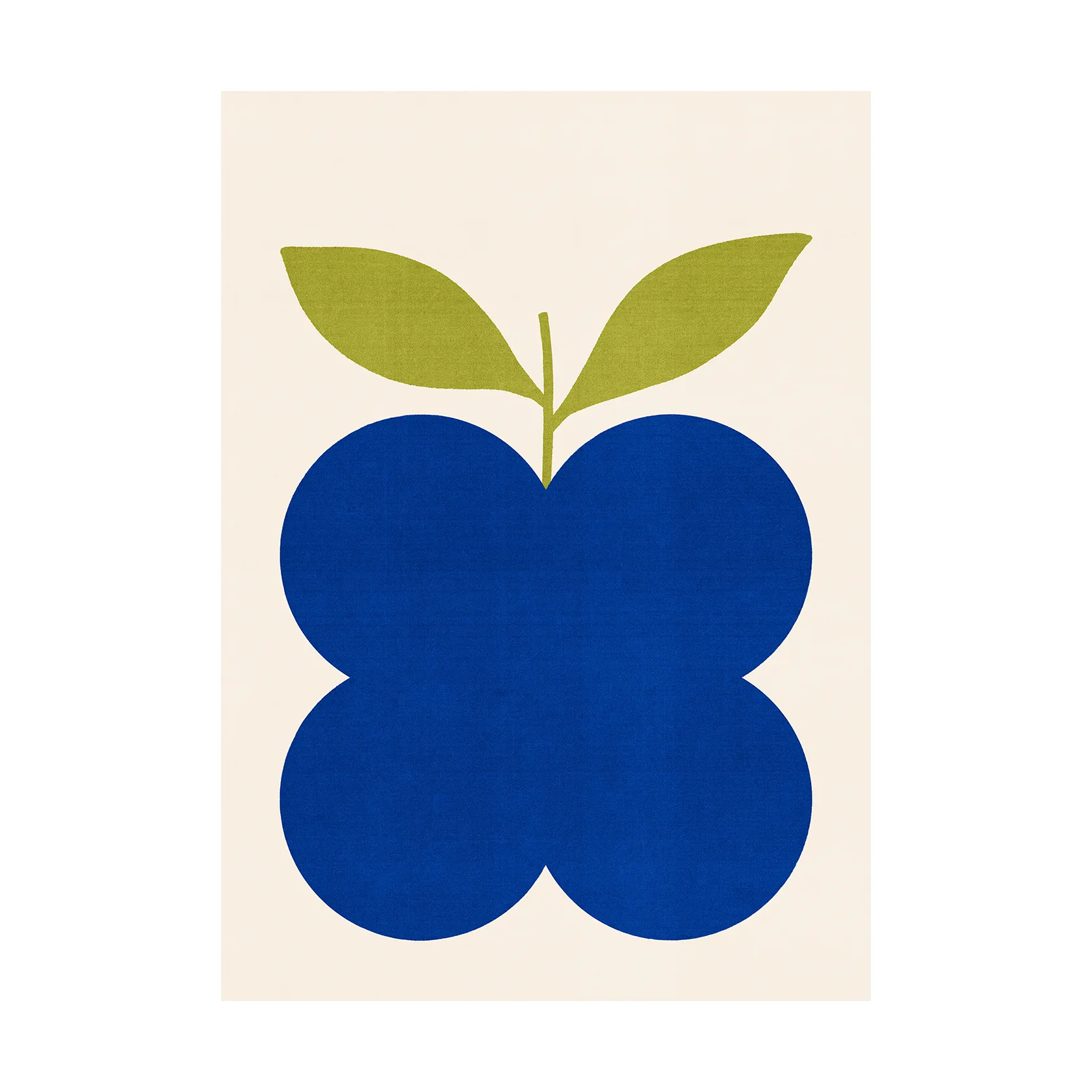 Indigo Fruit -juliste, 30 x 40 cm Paper Collective