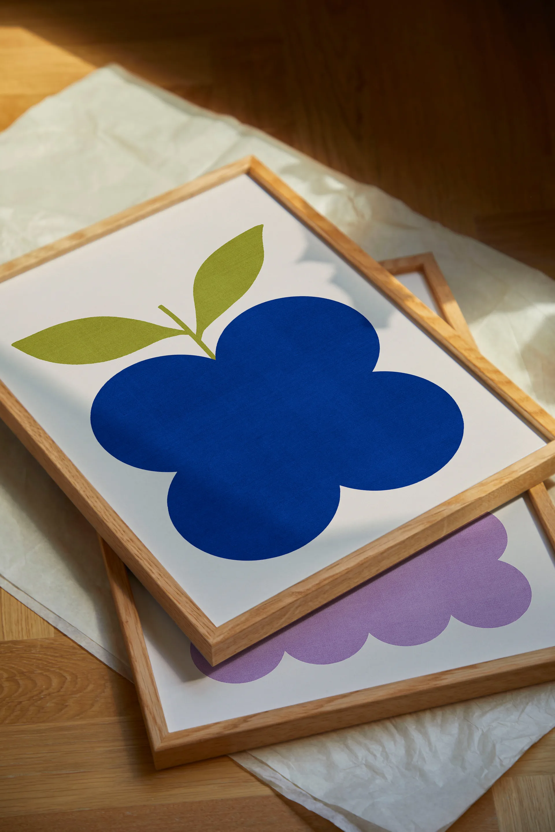 Indigo Fruit -juliste, 30 x 40 cm Paper Collective