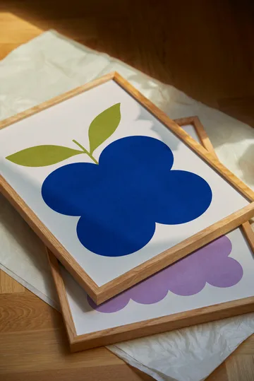 Indigo Fruit -juliste - 30 x 40 cm - Paper Collective