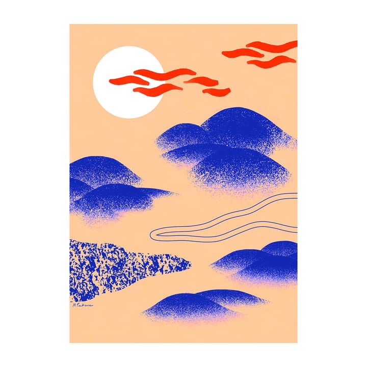 Japanese Hills -juliste, 50 x 70 cm Paper Collective