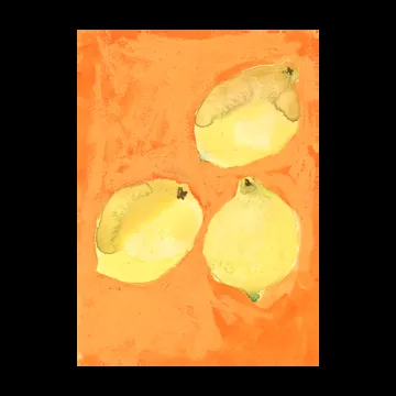Lemons -juliste - 70 x 100 cm - Paper Collective
