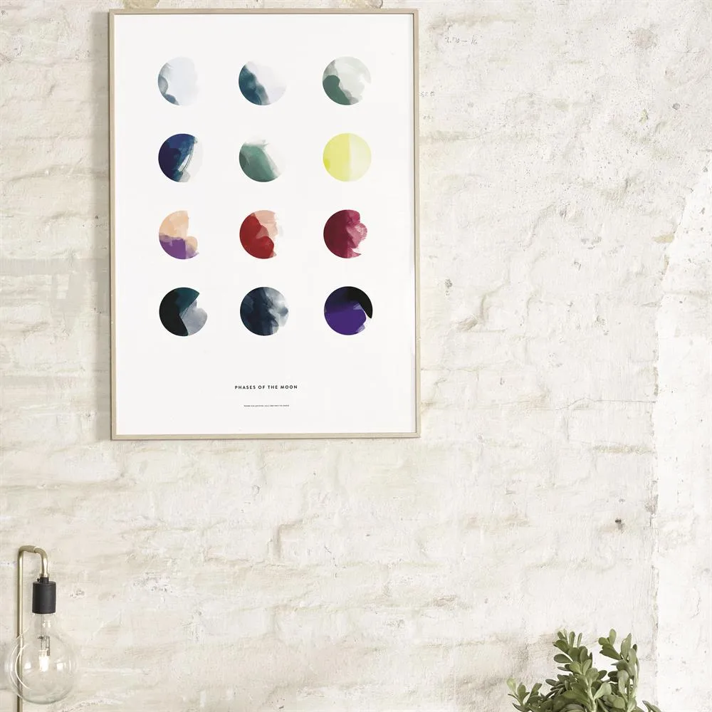 Moon Phases juliste, 50x70 cm Paper Collective