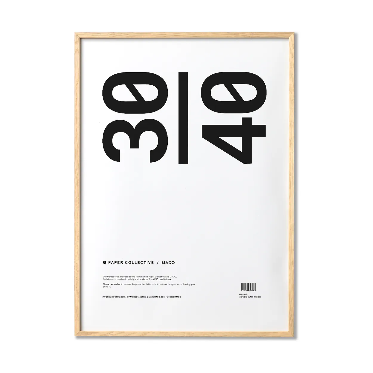 Paper Collective Paper Collective kehys, pleksilasi -ask 30x40 cm