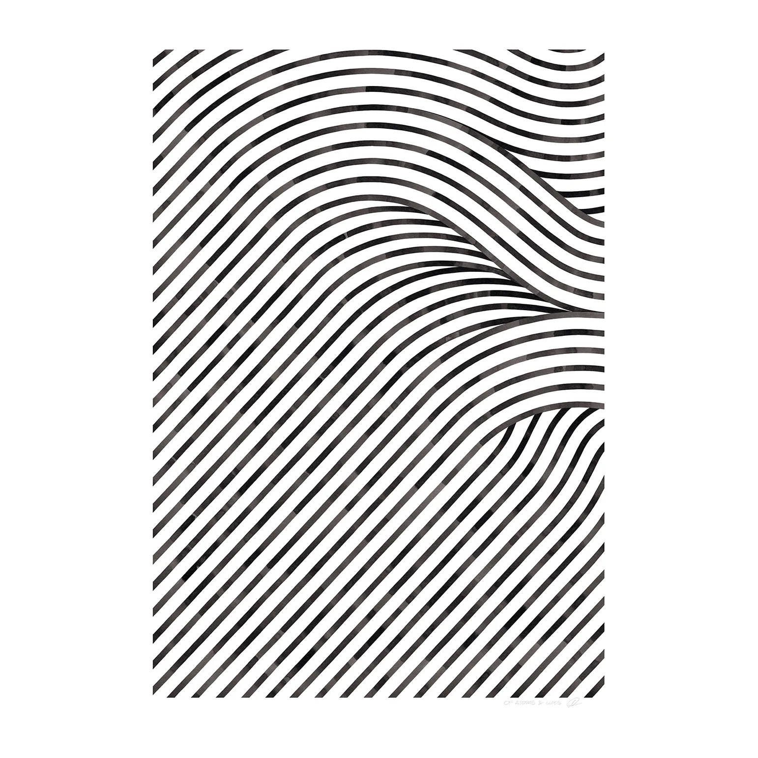 Quantum Fields 02 -juliste, 30x40 cm Paper Collective