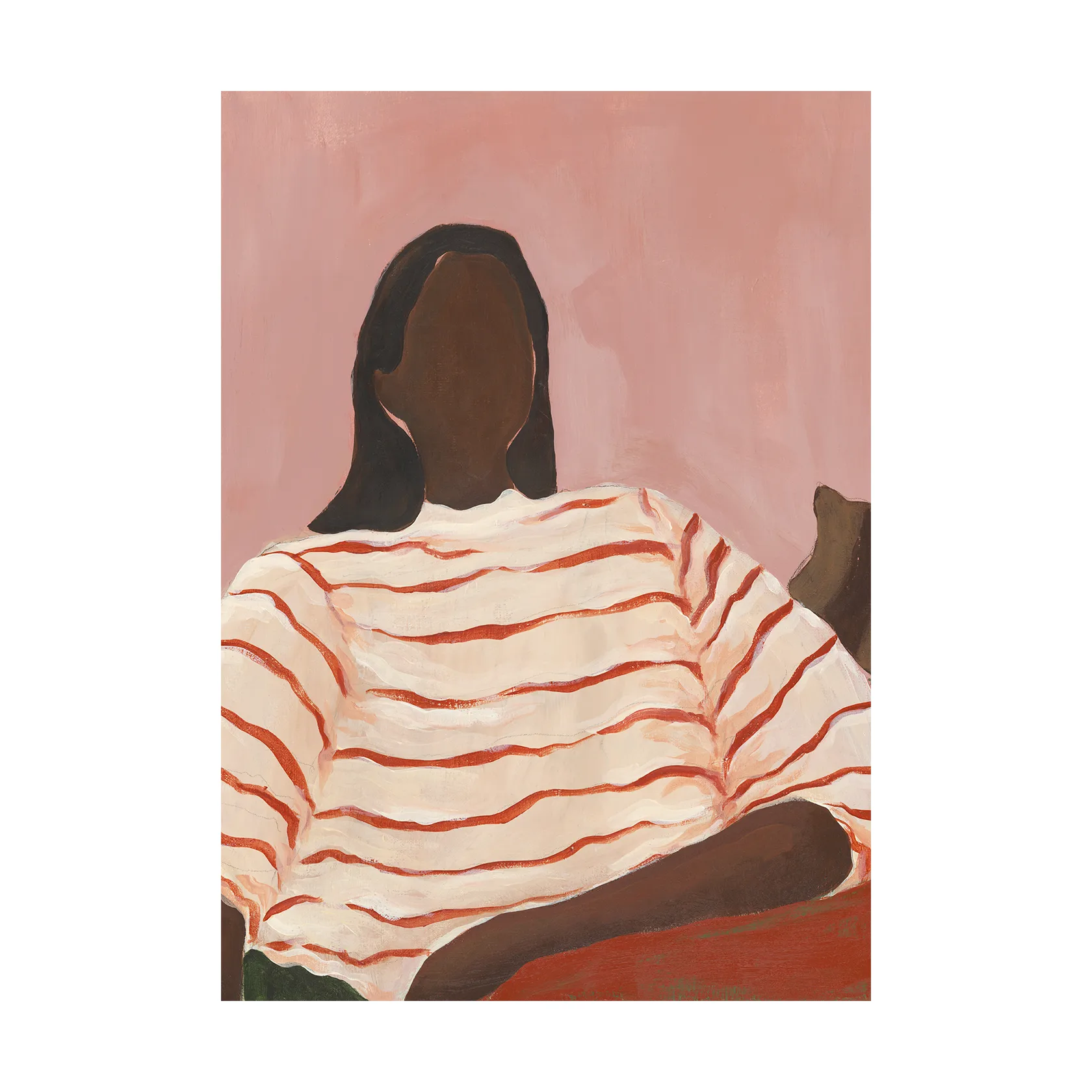 Red Stripes -juliste, 50 x 70 cm Paper Collective